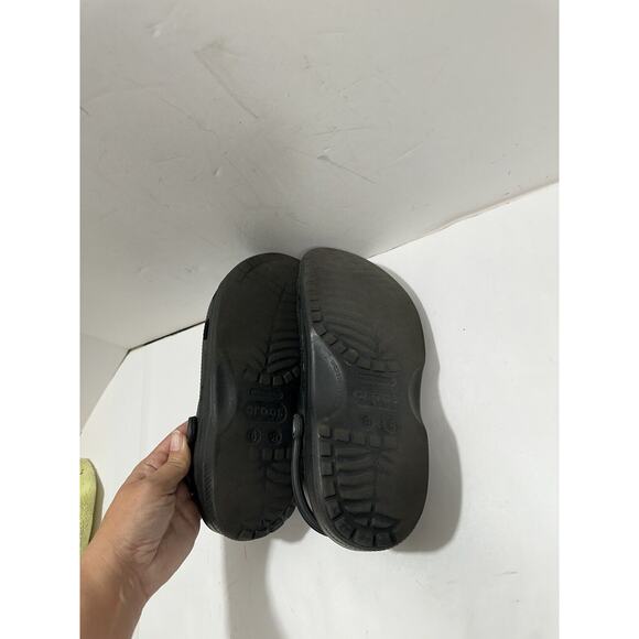Crocs Unisex Adult's Classic Original Clog Color Black Size Men 6 - Women 8 - Picture 8 of 9